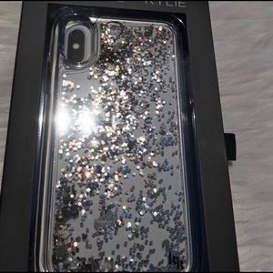 Kendall & Kylie IPhone X Liquid Glitter Case $
